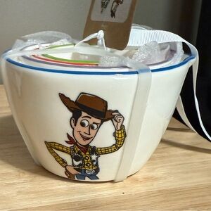 Rae Dunn Disney Pixar Toy Story Ceramic Nesting Measuring Cups Set Of 4 New